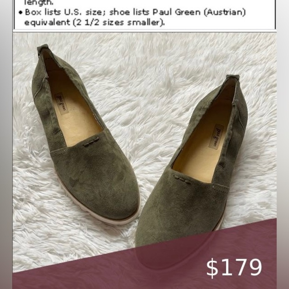 Paul Green Women's Roger Suede Leather Loafer, Size 8 - Picture 3 of 16